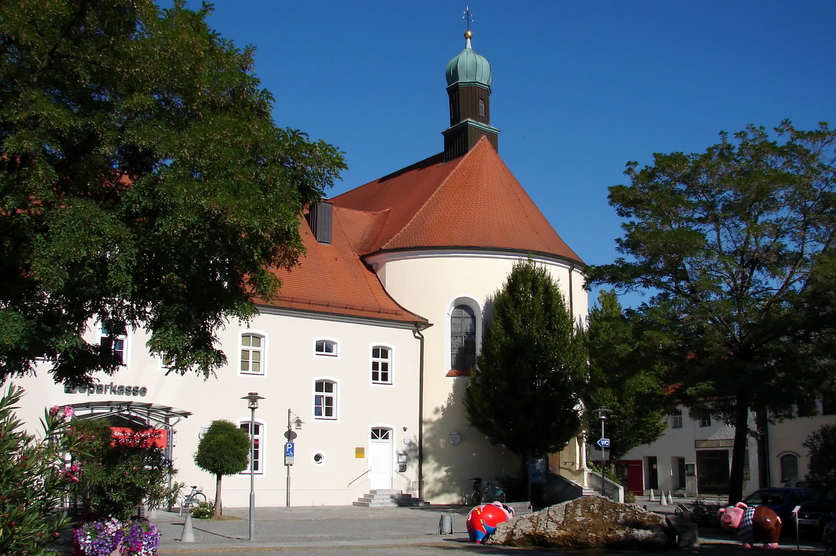 Ehemalige Klosterkirche, jetzt katholische Filialkirche St. Antonius. (25.08.2016)