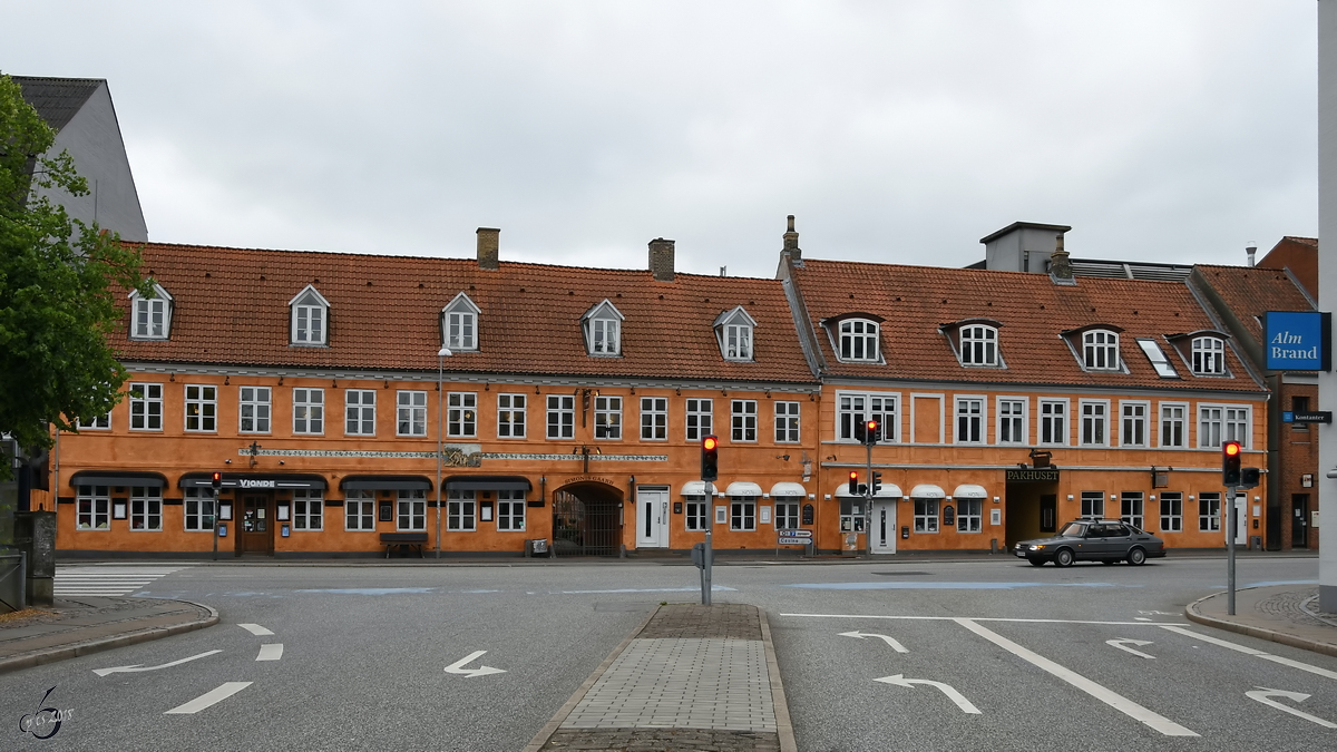 Ein Straenzug in Aalborg. (Juni 2018)