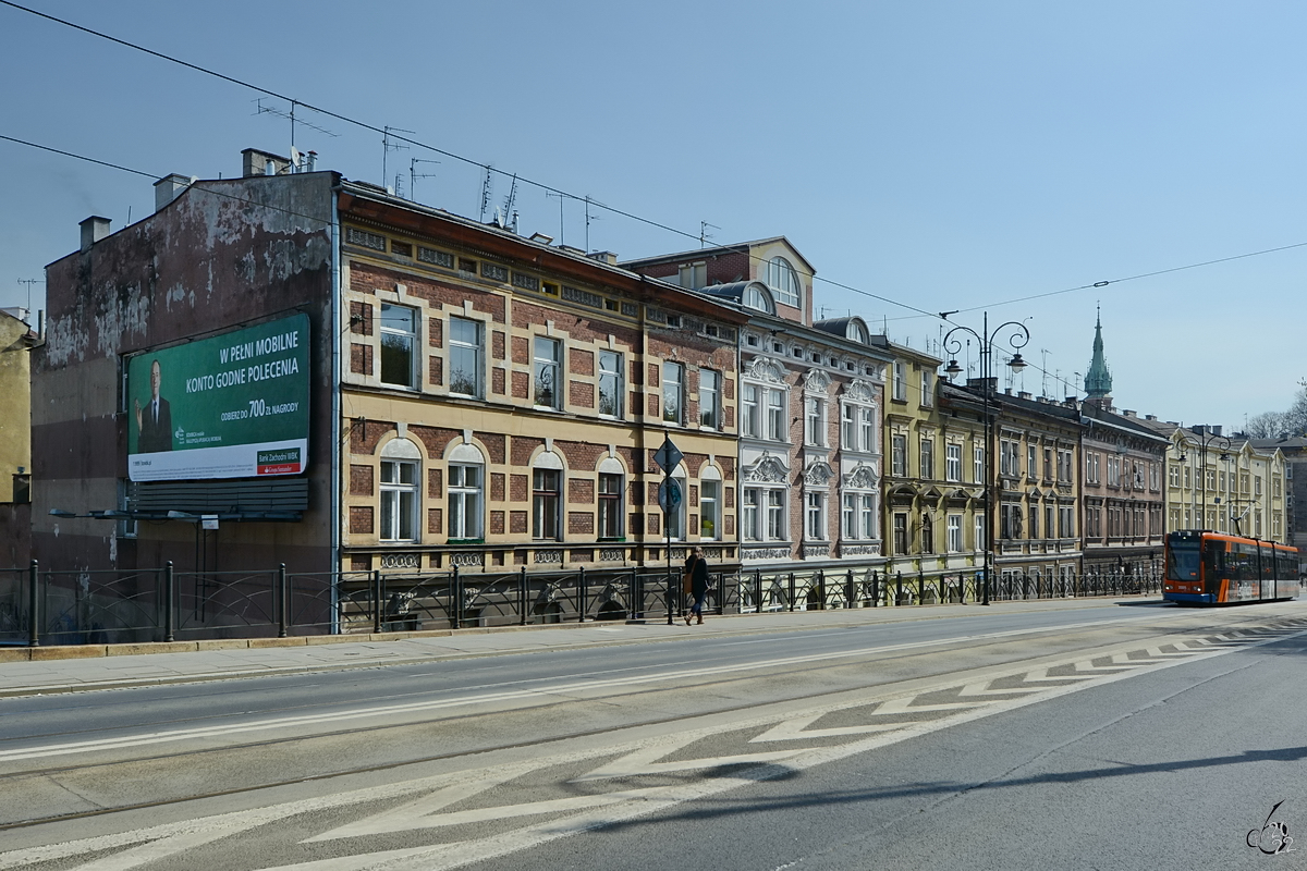 Ein Straenzug in Krakau. (April 2014)