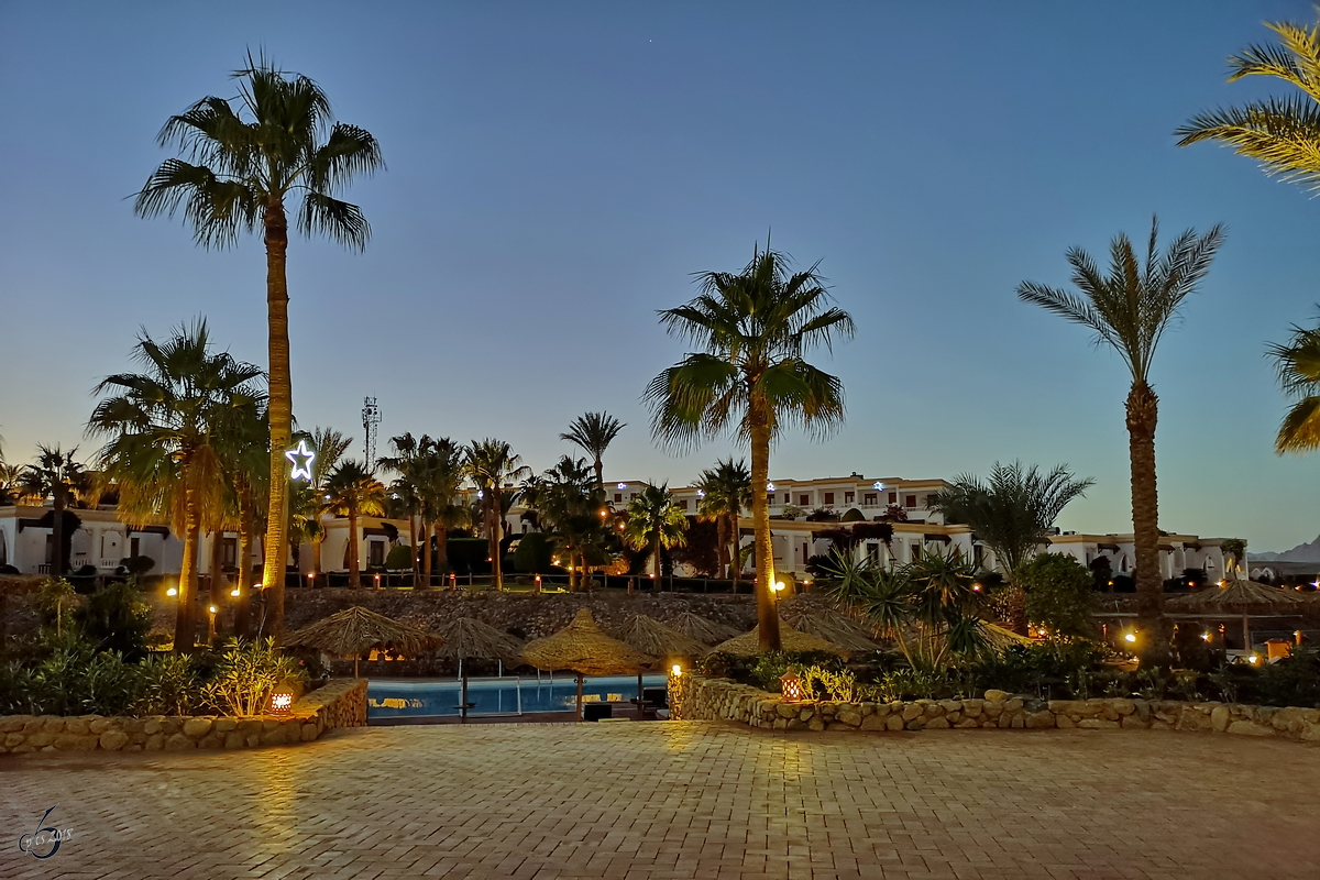 Eine der vielen Hotelanlagen im Dezember 2018 in Sharm El Scheich.