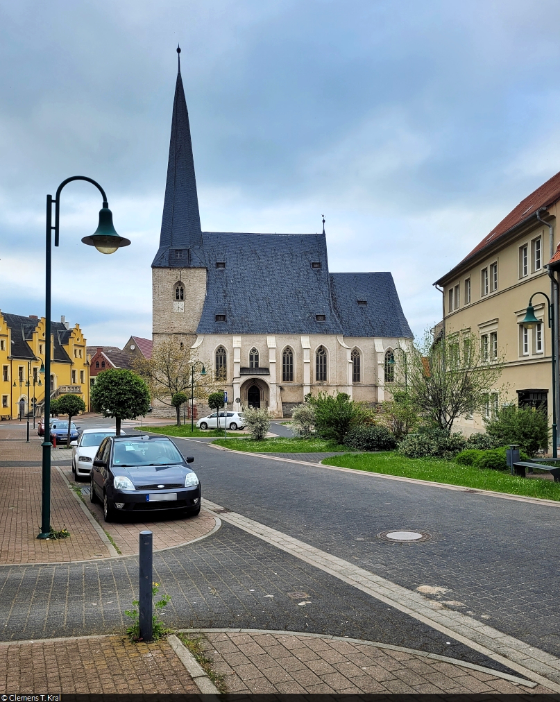 Einen Hingucker wert ist die evangelische Kirche St. Marien mit ihrer berproportional groen Turmspitze in Sandersleben (Anhalt).

🕓 6.5.2023 | 18:21 Uhr