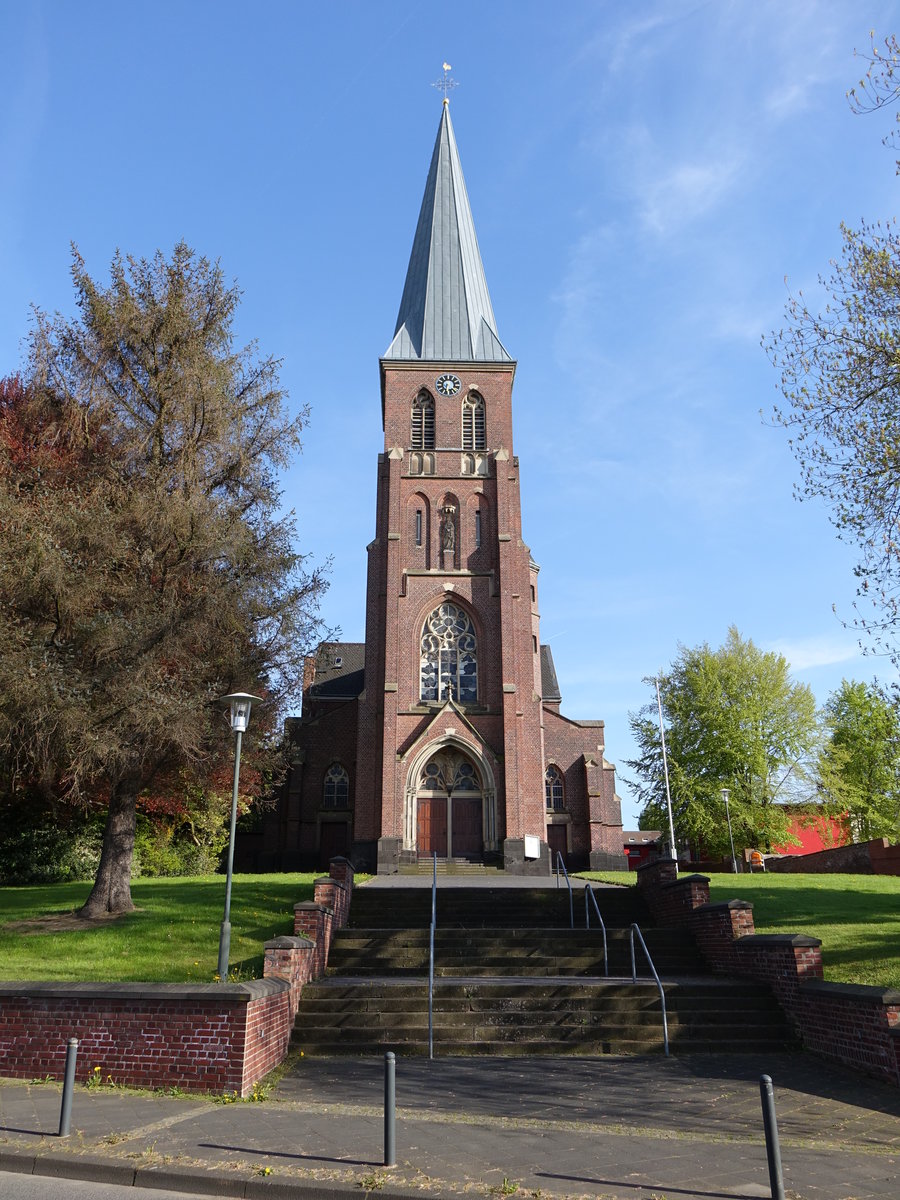 Eschweiler, kath. St. Ccilia Kirche, erbaut 1787 (04.05.2016)