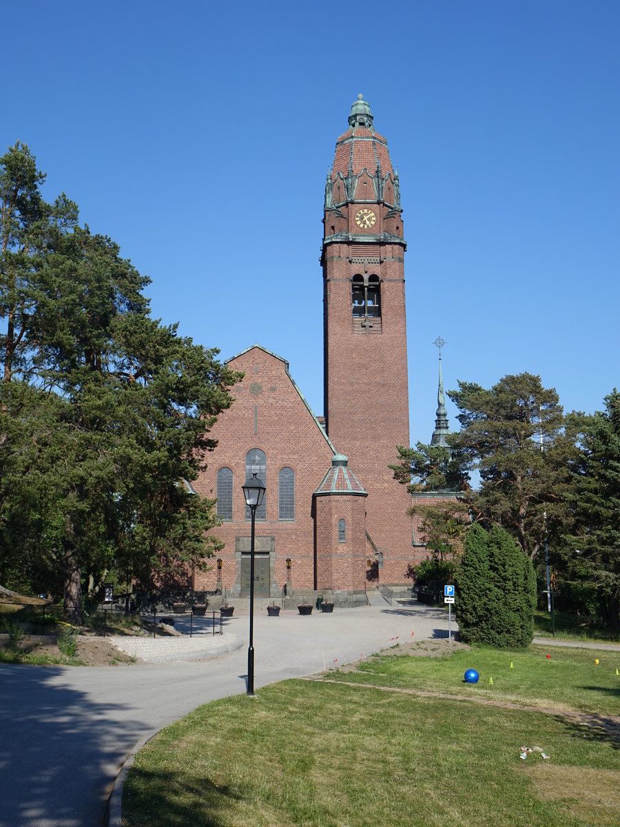 Ev. Offenbarungskirche in Saltsjbaden, erbaut von 1910 bis 1913 durch Ferdinand Boberg (03.06.2018)