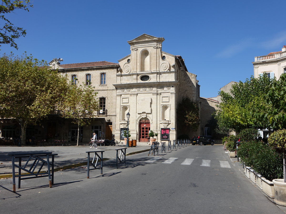 Forcalquier, Kloster Les Visitandines, erbaut im 17. Jahrhundert, heute Kino und Rathaus (24.09.2017)