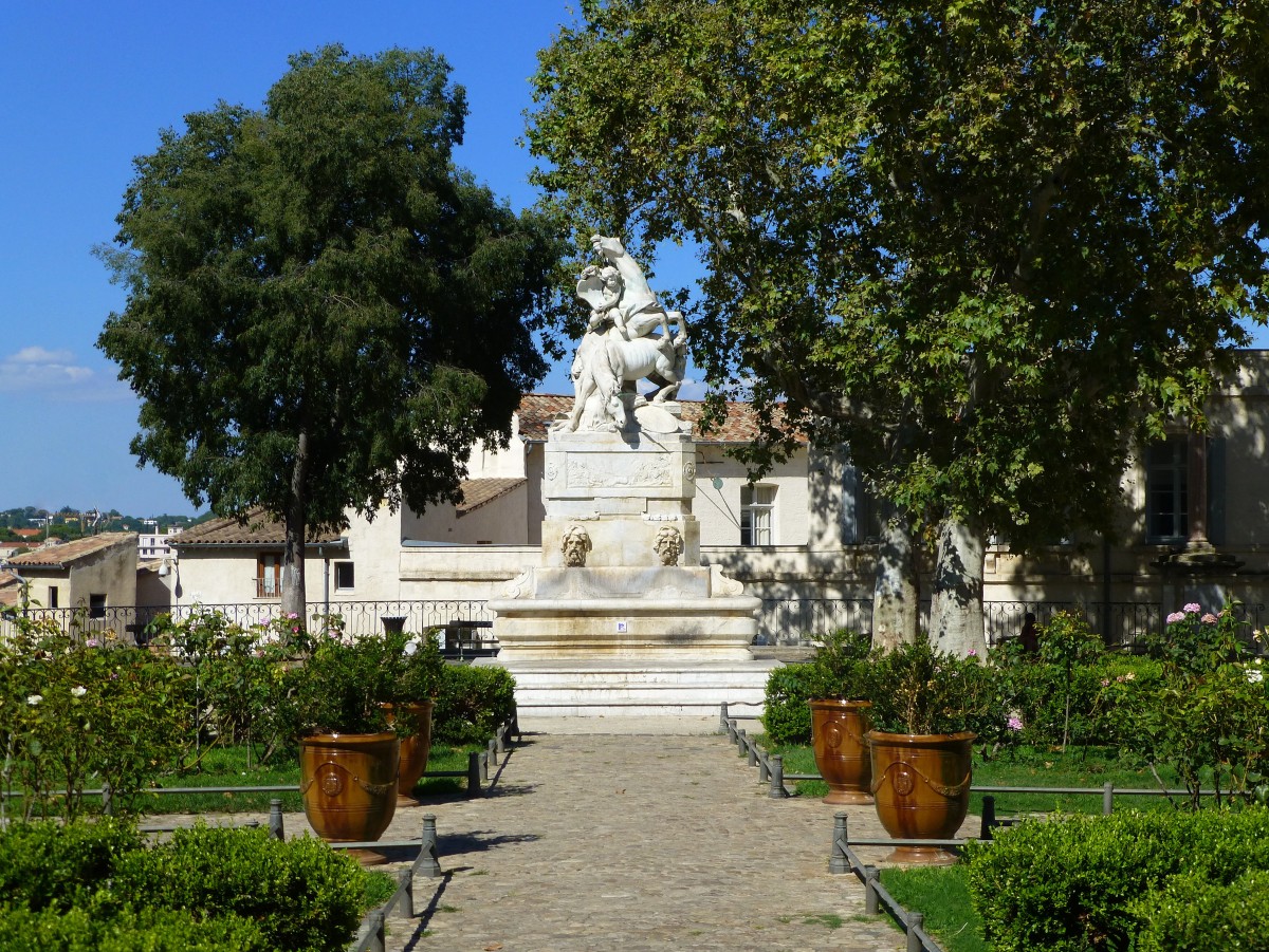 Frankreich, Languedoc-Roussillon, Hrault, Montpellier, Place de la Canourgue, 15.08.2013