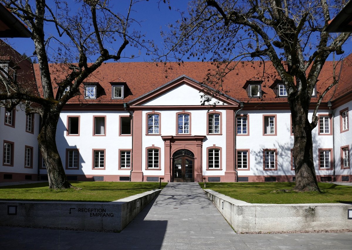 Freiburg, die Kartause, ehemaliges Kloster, seit 2014 luft hier der Lehrbetrieb der internationalen Bildungseinrichtung UWC, Mrz 2019