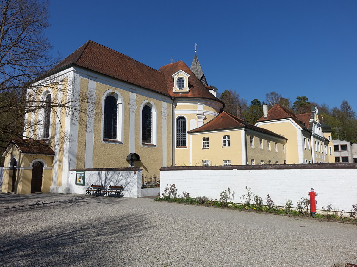 Freising, Wieskirche, erbaut von 1759 bis 1764 (19.04.2015)