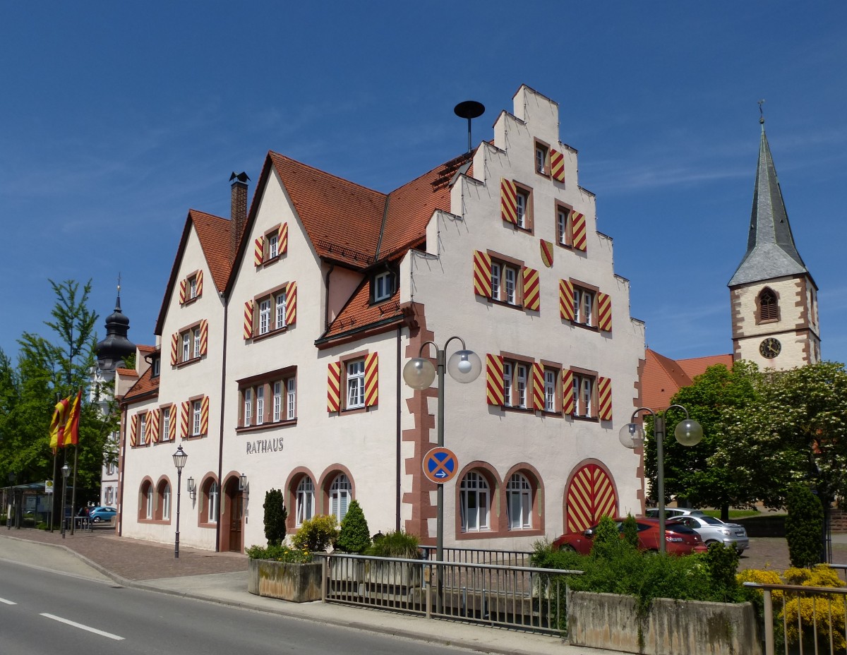 Friesenheim, das historische Rathaus, Juni 2013