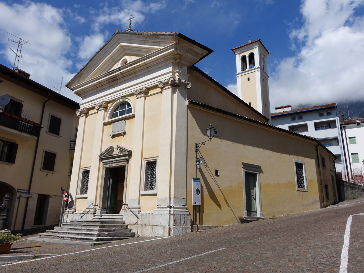 Gemona del Friuli, San Rocco Kirche, erbaut von 1499 bis 1521 (05.05.2017)