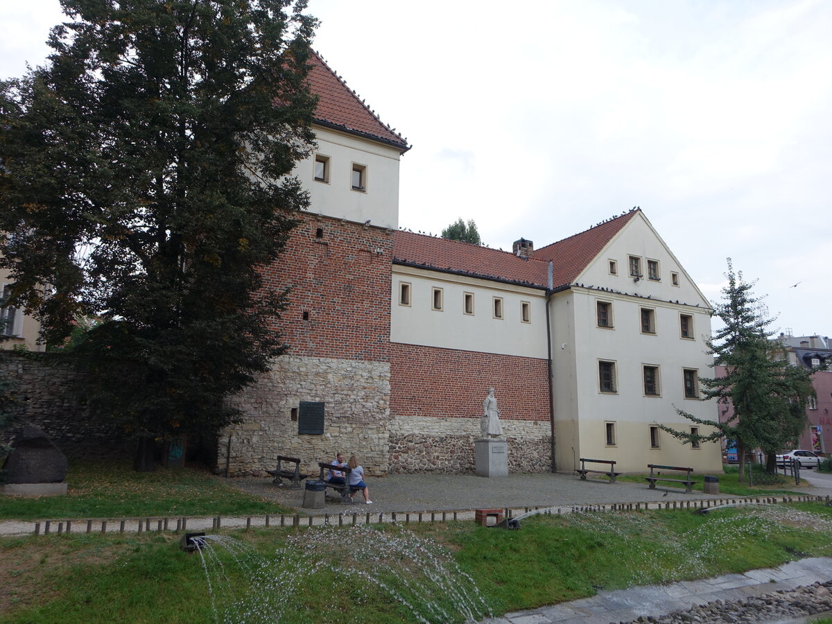 Gliwice / Gleiwitz, Schloss Piatowski, erbaut im 16. Jahrhundert (12.09.2021)