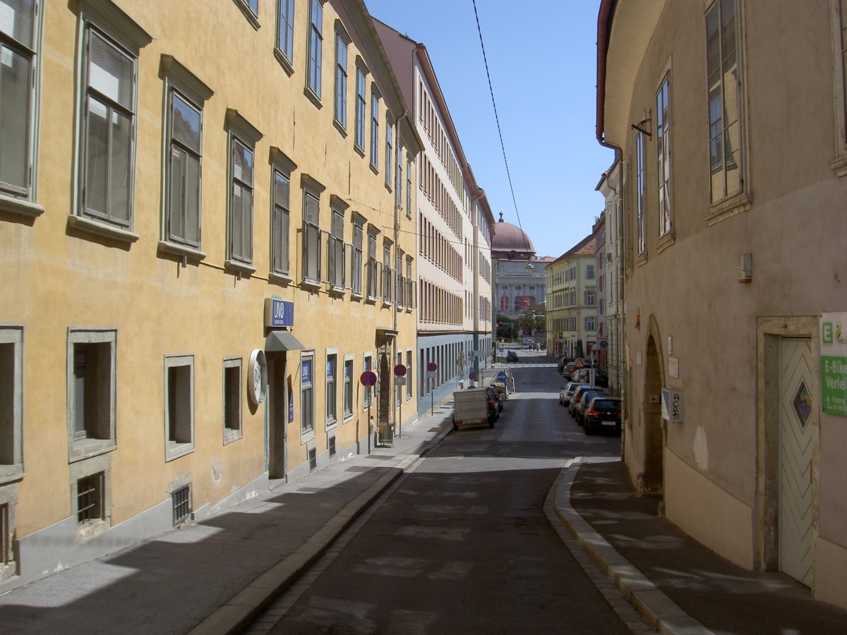 Graz, Huser in der Burggasse (18.08.2013)