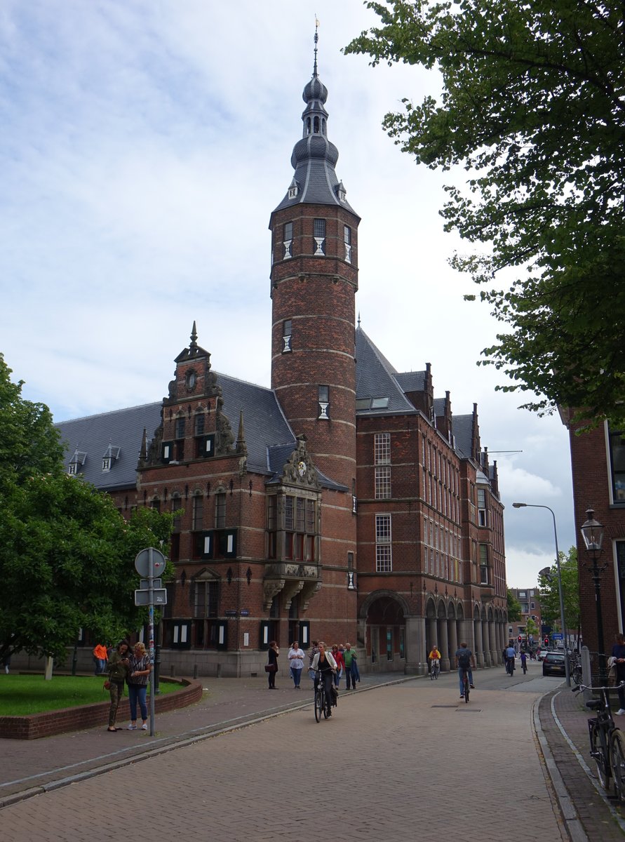 Groningen, Prinsenhof, Martinikerkhof 23, frheres Klostergebude, umgestaltet 1594 als Residenz der Statthalter (27.07.2017)