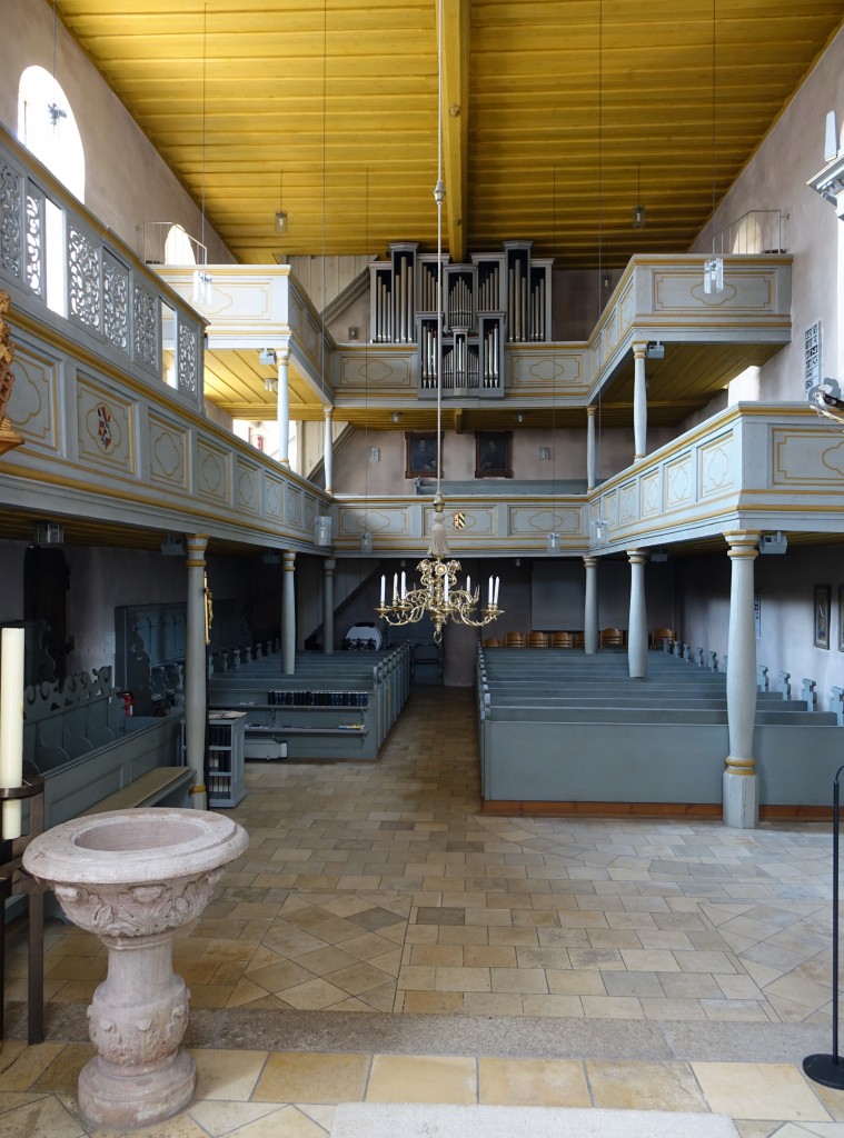 Grogrndlach, Innenraum der St. Laurentius Kirche (02.08.2015)