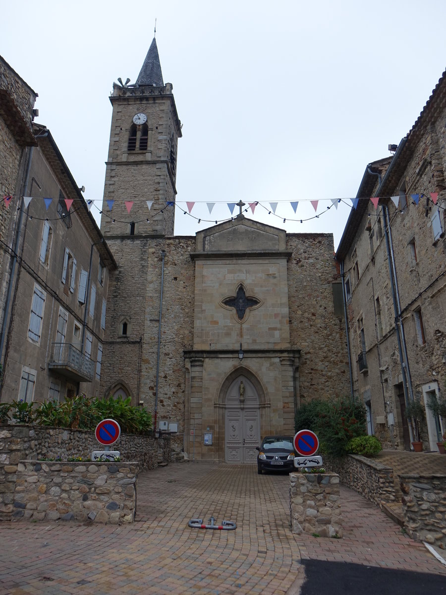Hrpian, Pfarrkirche St. Martial, erbaut im 15. Jahrhundert (01.10.2017)