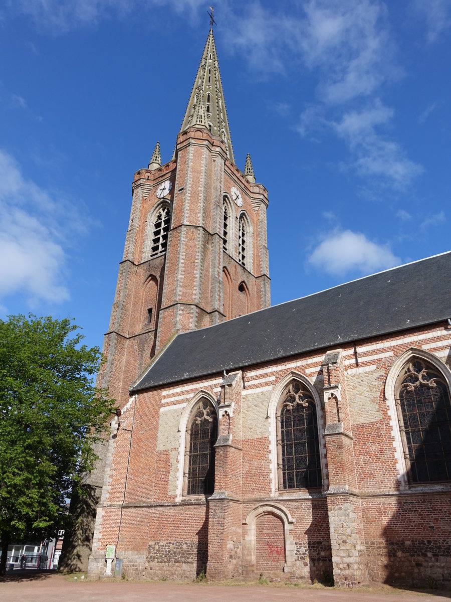 Hazebrouck, St. Eloi Kirche, erbaut im 15. Jahrhundert (14.05.2016)