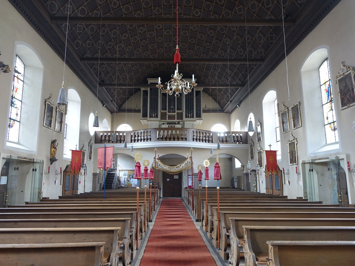 Heideck, Innenraum der Stadtkirche St. Johannes (26.05.2016)