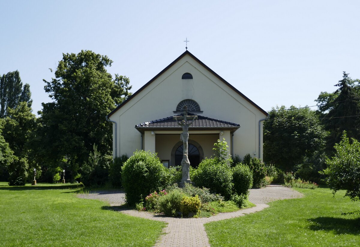 Heiteren im Oberelsa, die Kapelle  Unserer Lieben Frau von Thierhurst und Maria Schmerzen , Juli 2021