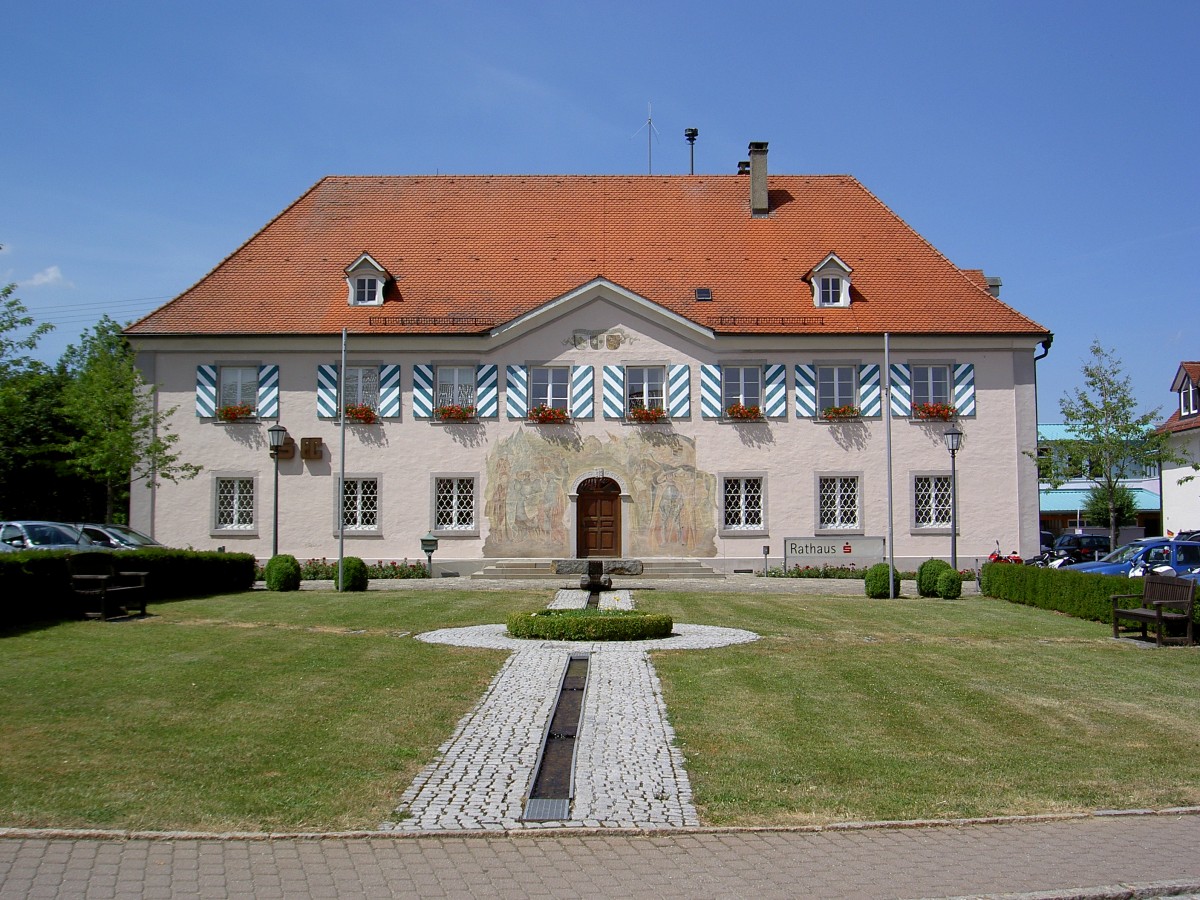 Herdwangen, ehem. Rentamt des Klosters Petershausen, heute Rathaus (22.06.2014)