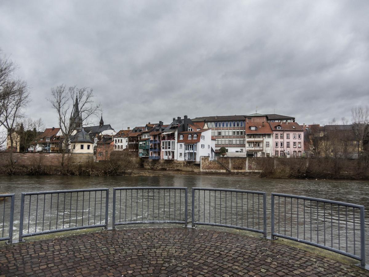 Hier ist es zu sehen warum Bad Kreuznach auch als Klein Venedig genannt wird. Foto: 29.01.2013.