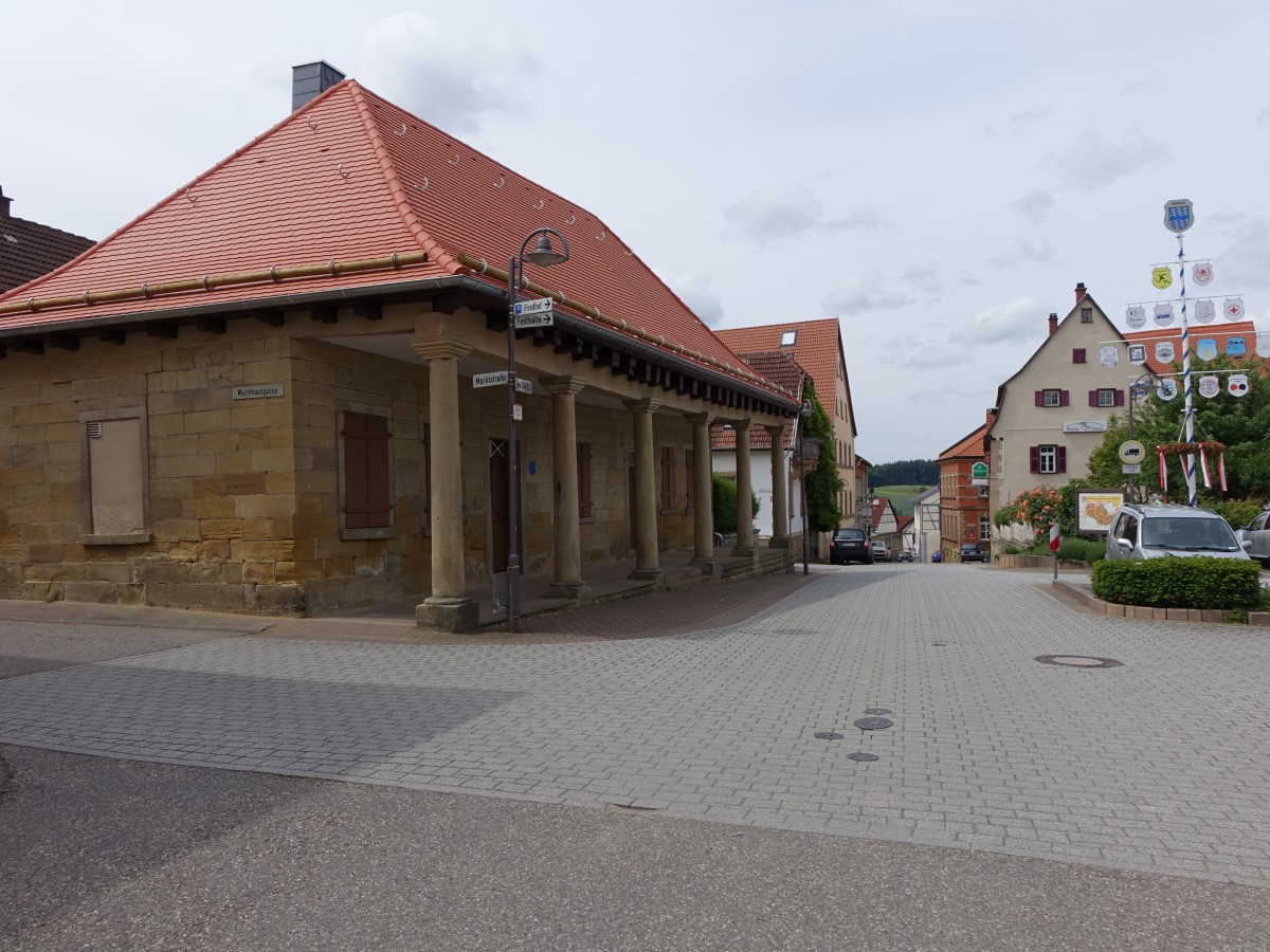 Hilsbach, Altes Wachthaus, erbaut 1808, Zollamt und Amtsstube des Nachtwchters (31.05.2015)