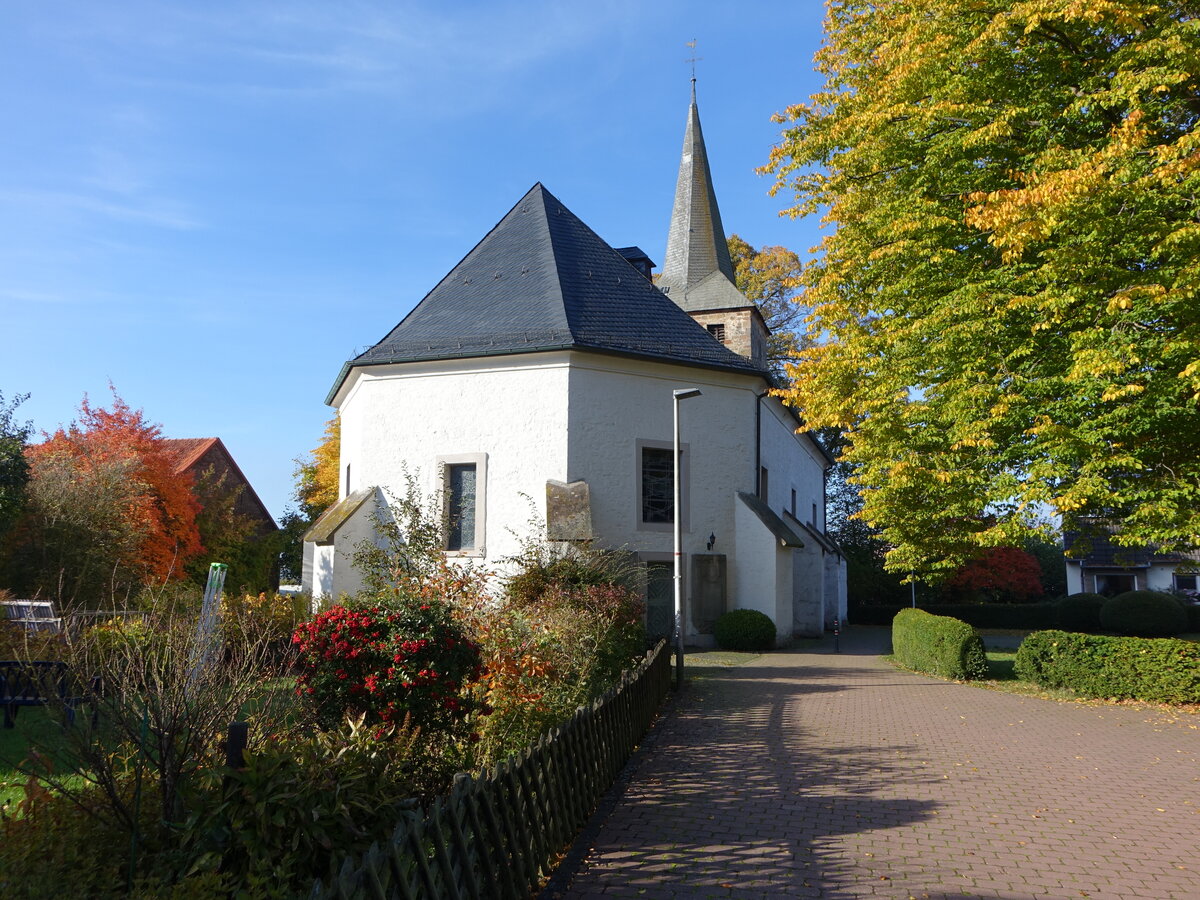 Hringhausen, evangelische Kirche, erbaut bis 1739 (09.10.2022)
