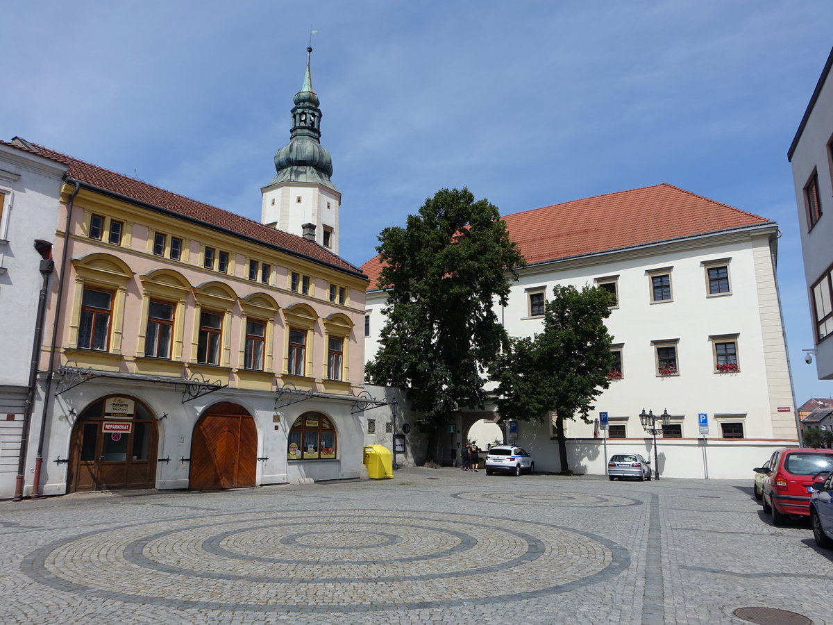 Hranice na Morave / Mhrisch Weikirchen, Renaissance Schloss, umgestaltet im 19. Jahrhundert (02.08.2020)