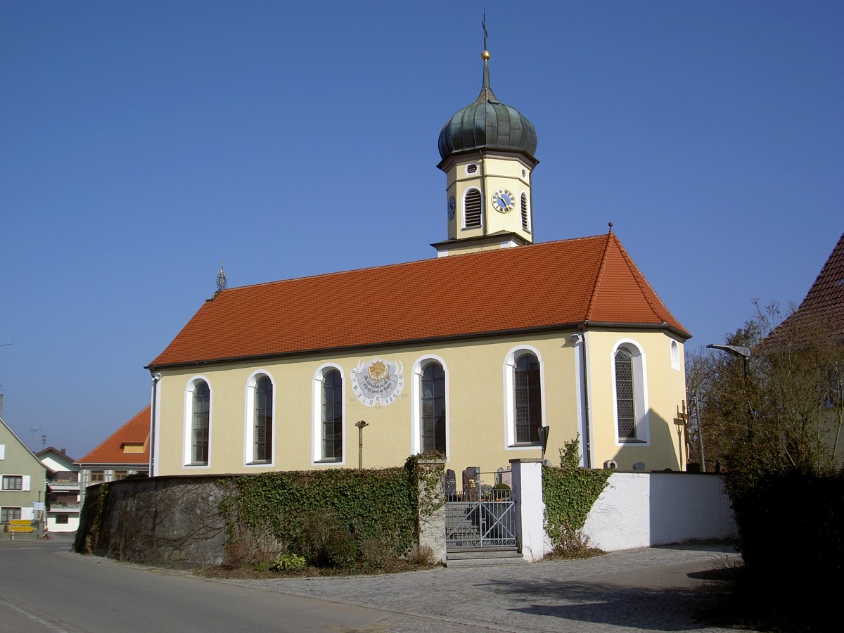 Ittendorf, Pfarrkirche St. Martin, erbaut von 1660 bis 1680 (09.03.2014)