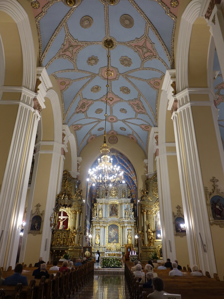 Kalisz / Kalisch, barocker Innenraum der St. Nikolaus Kirche (13.06.2021)