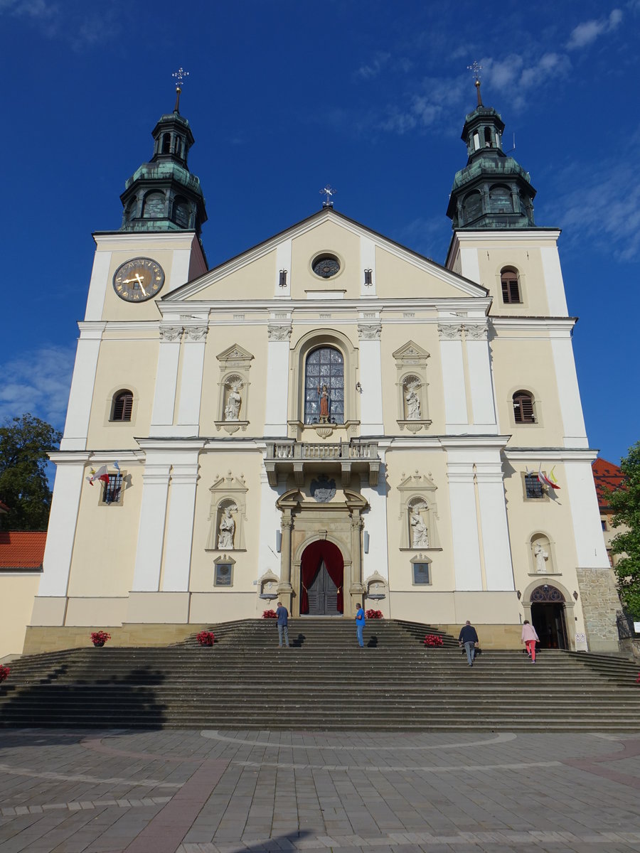 Kalwaria Zebrzydowska, Kirche der Muttergottes von den Engeln, erbaut von 1603 bis 1609 durch G. M. Bernardonini und Paulus Baudarth (05.09.2020)