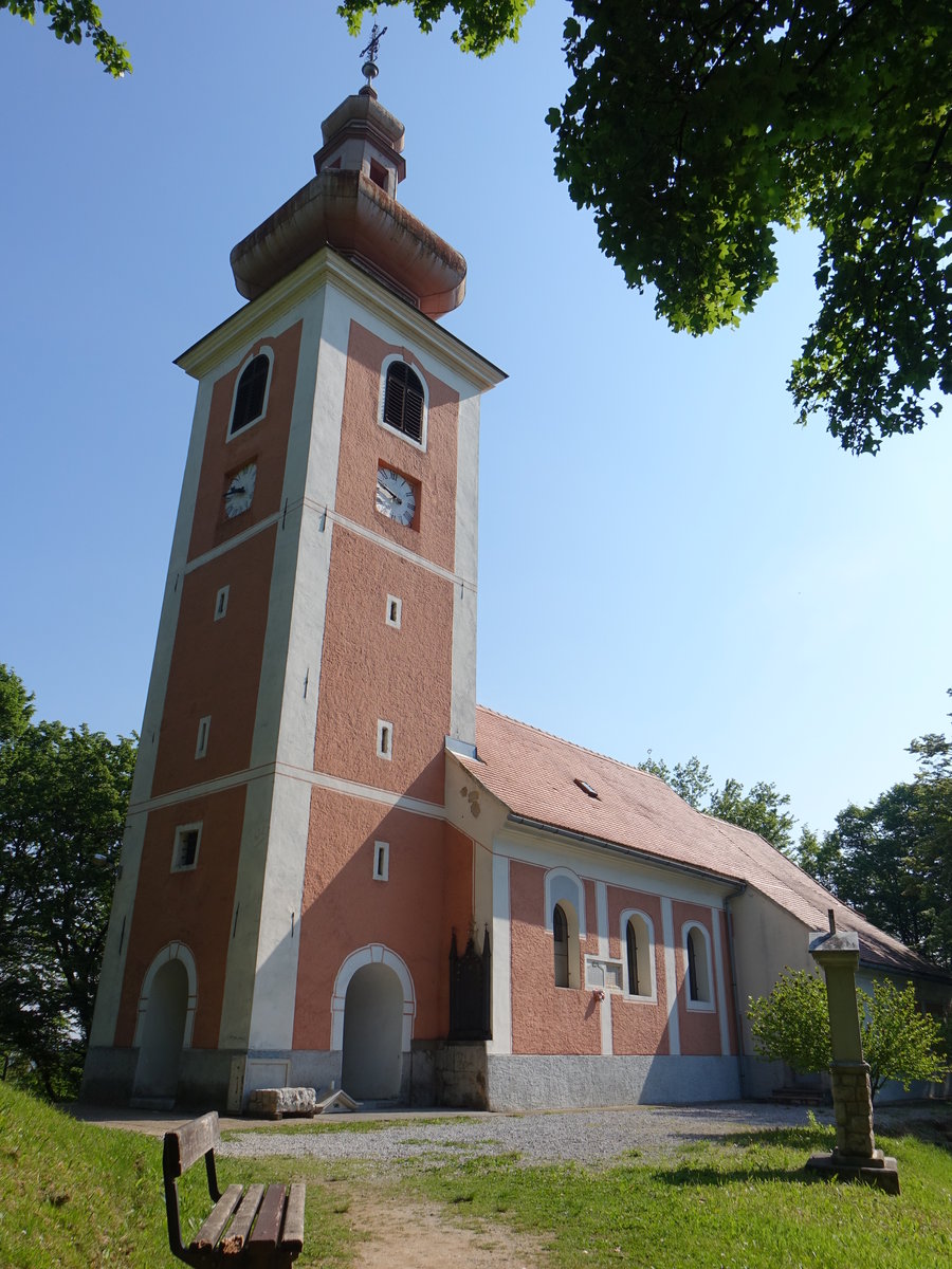 Karlovac, Wallfahrtskirche St. Josef, erbaut von Architekt  Josipa ponar Muth (01.05.2017)