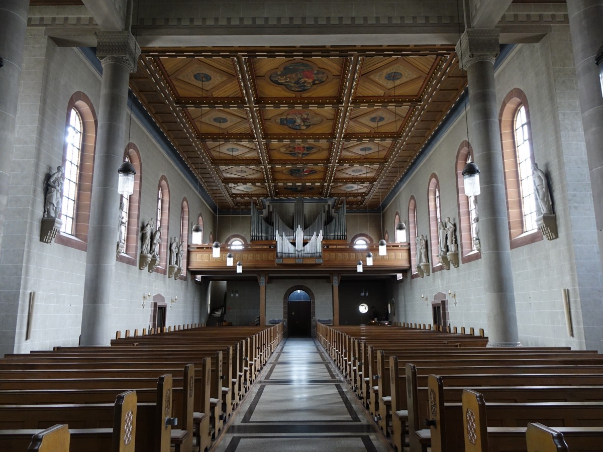 Karlsdorf, Orgelempore der St. Jakobus Kirche (30.05.2015)