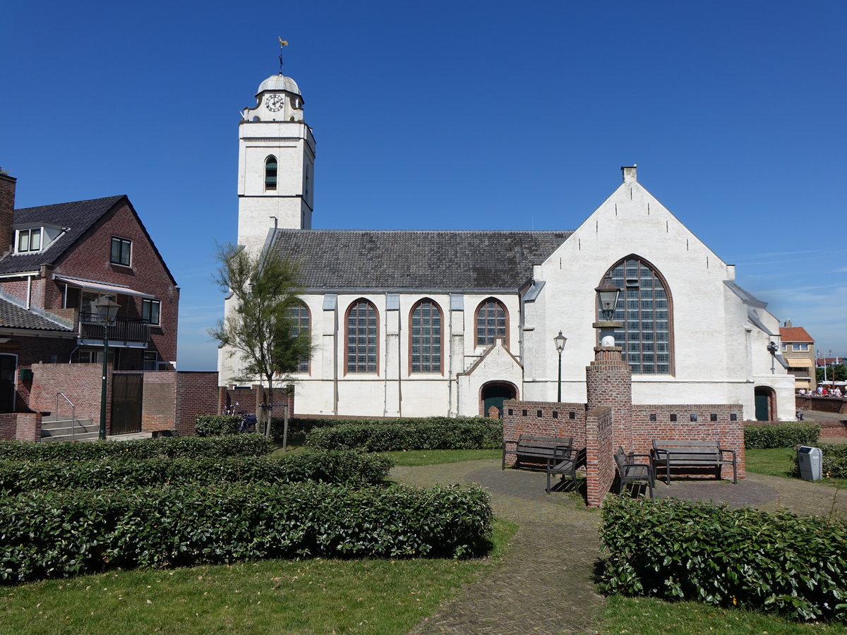 Katwijk aan Zee, Ref. St. Andreas Kirche, erbaut ab 1572 (23.08.2016)