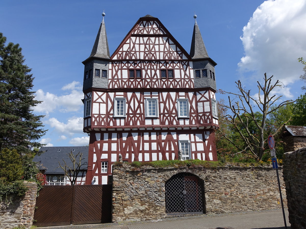 Kirberg, Steinsches Haus, erbaut 1481 durch die Herren von Reifenberg (04.05.2016)
