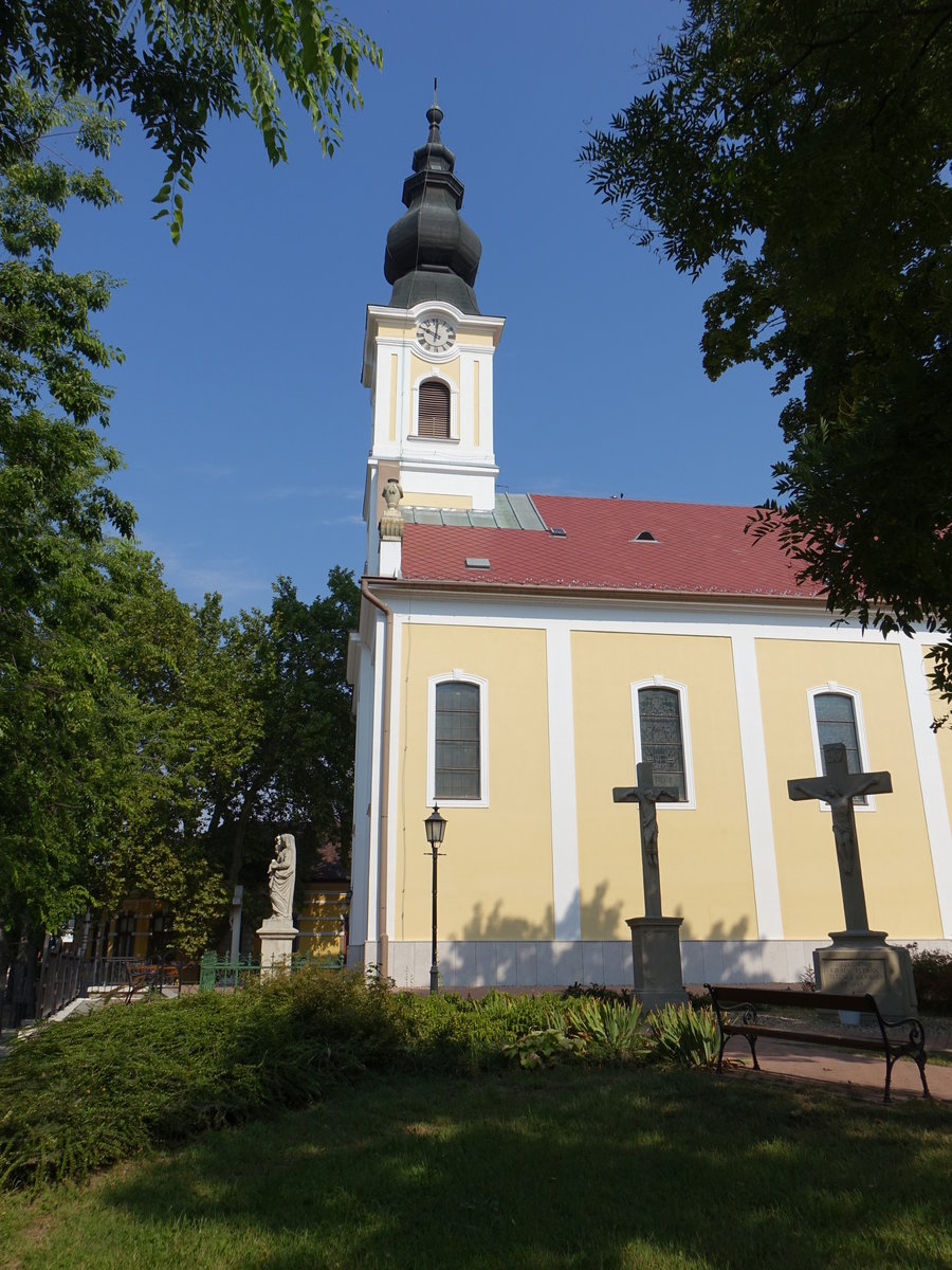 Kiskunhalas, kath. St. Peter und Paul Kirche, erbaut von 1769 bis 1771 durch Jakob Gfller (24.08.2019)