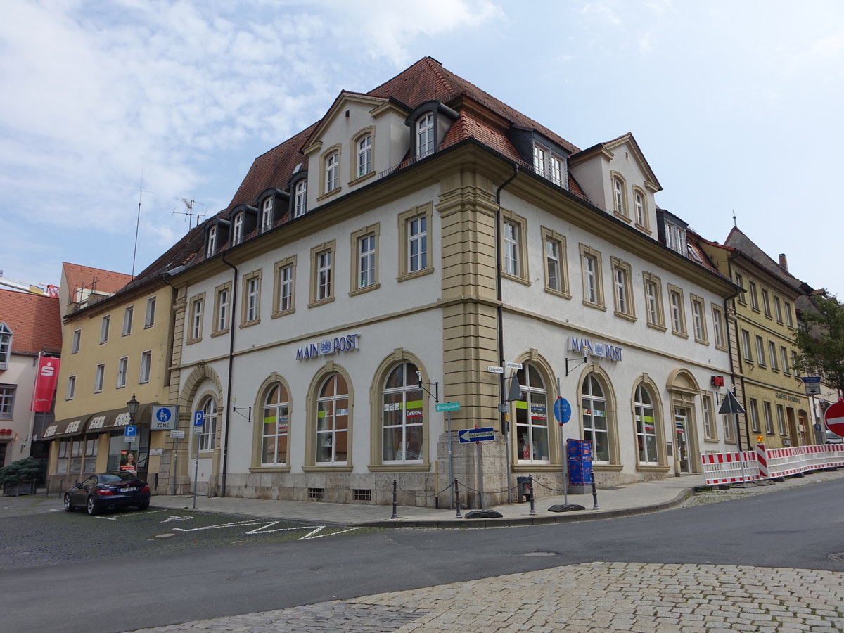 Kitzingen, Gebude der Mainpost am Knigsplatz (27.08.2017)