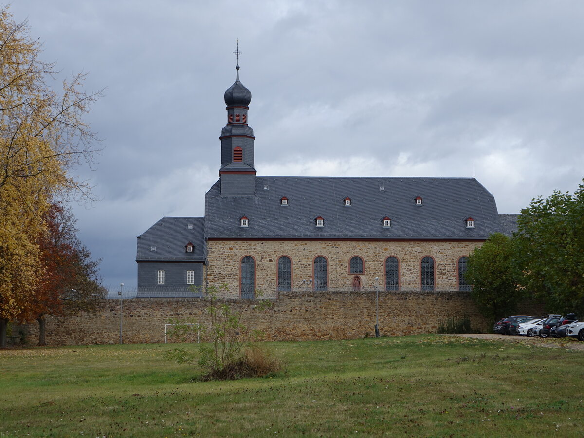 Klosterkirche St. Marien in Rockenberg, erbaut von 1746 bis 1749 (01.11.2021)
