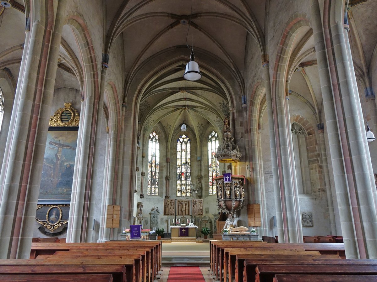 Knigsberg, Innenraum der Stadtkirche St. Maria (25.03.2016)
