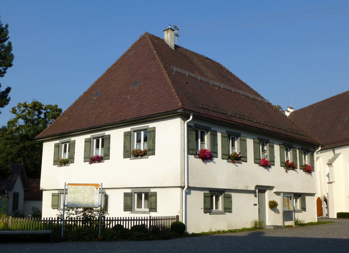 Knigseggwald, das Pfarrhaus, Aug.2013