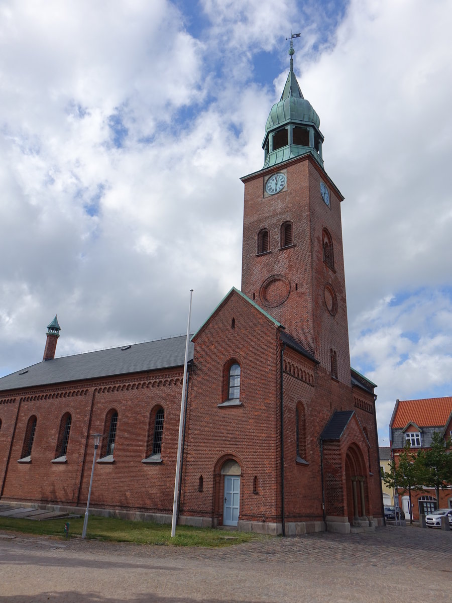 Korsr, St. Paulus Kirche  Skt. Povls Kirke , erbaut 1871 (24.06.2017)