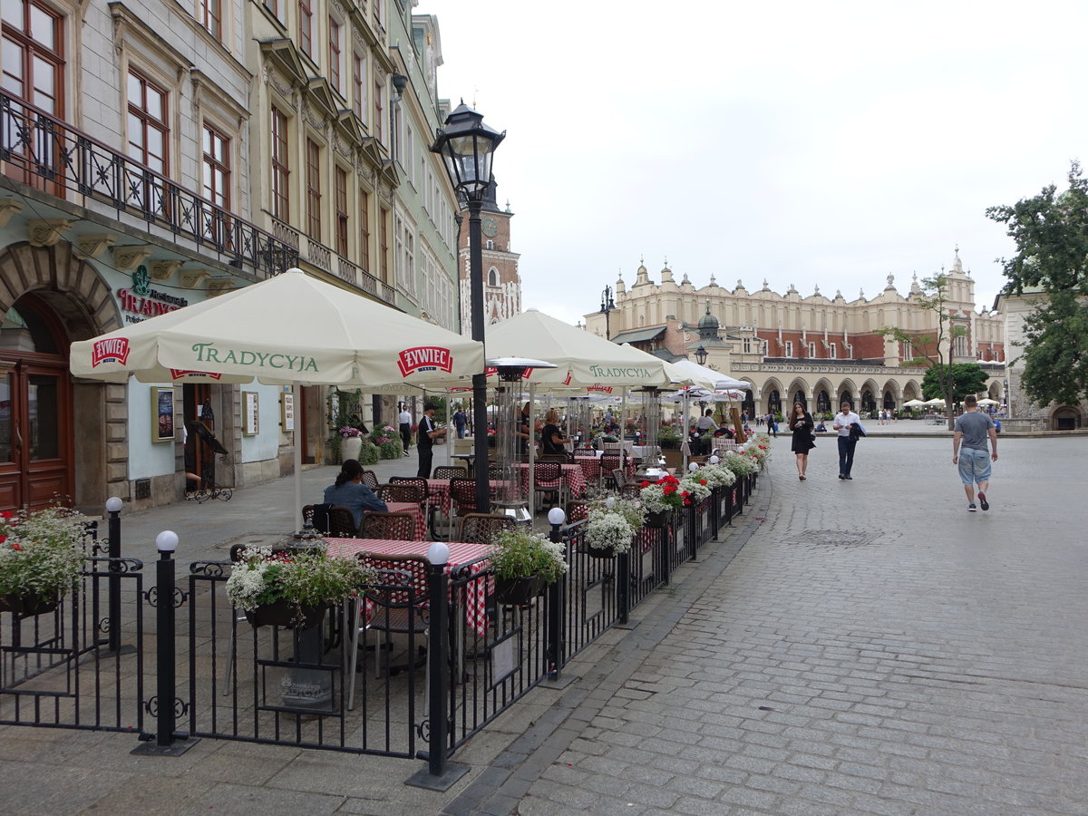 Krakau, Cafes und Restaurants in der Grodzka Strae (04.09.2020)