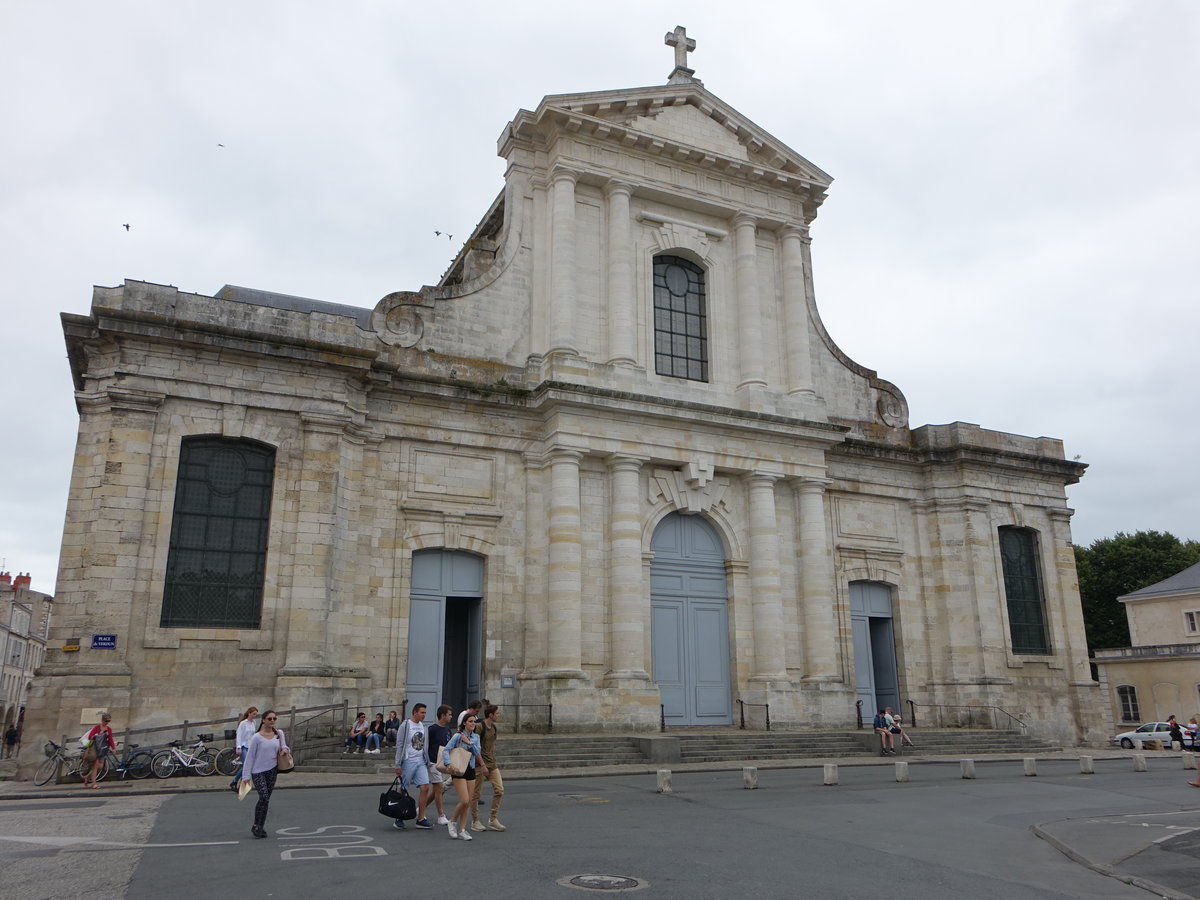 La Rochelle, Kathedrale Saint-Louis, erbaut im 18. Jahrhundert durch Jacques Gabriel und Jacques Ange (13.07.2017)