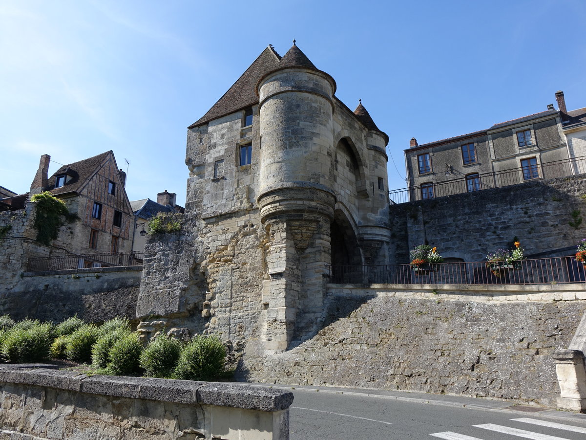 Laon, Porte de Ardon, erbaut im 13. Jahrhundert (09.07.2016) 