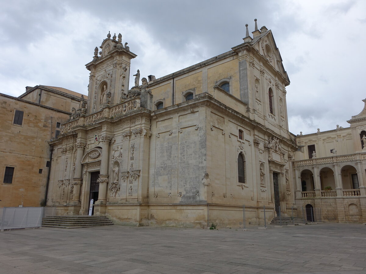 Lecce, Kathedrale dell'Assunzione della Virgine, erbaut von 1659 bis 1689 durch Giuseppe Zimbalo (03.03.2023)