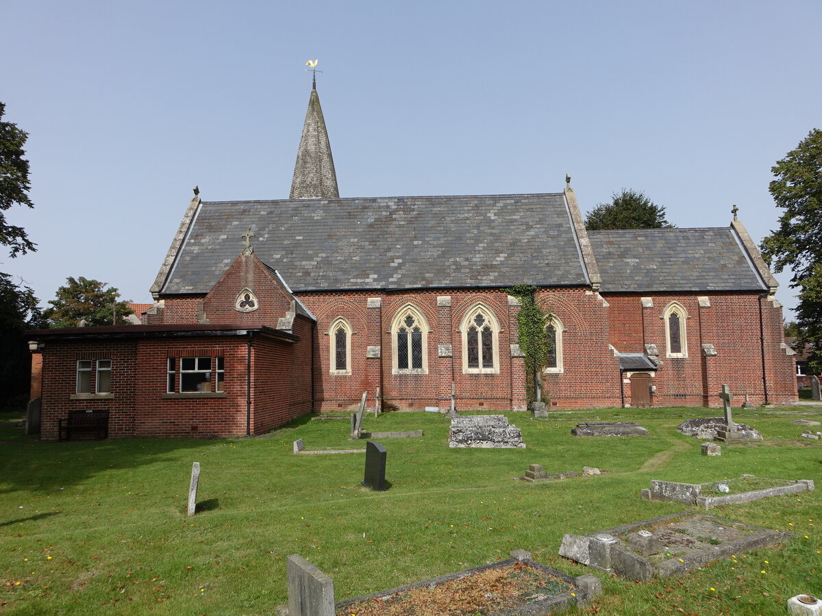 Lexden, Pfarrkirche St. Leonard in der Lexden Road (06.09.2023)