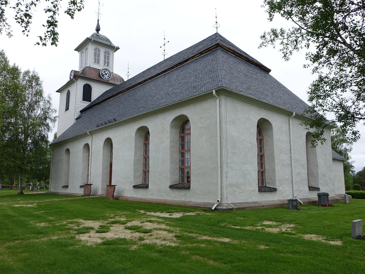 Lillhrdal, Ev. Kirche, erbaut von 1762 bis 1771 durch Pher Olofsson (17.06.2017)