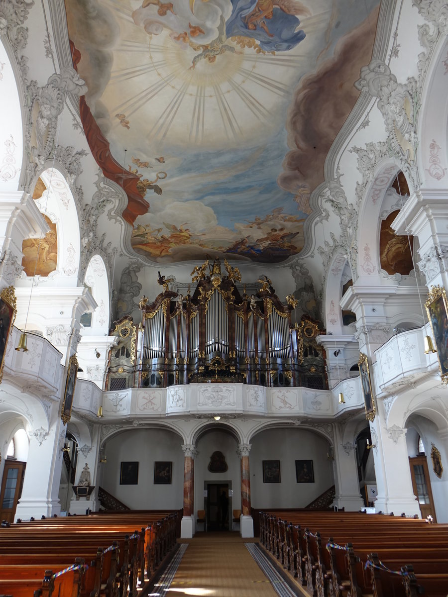 Lindau, Orgel von 1926 auf der Westempore im Mnster zu unseren lieben Frau (21.02.2021)