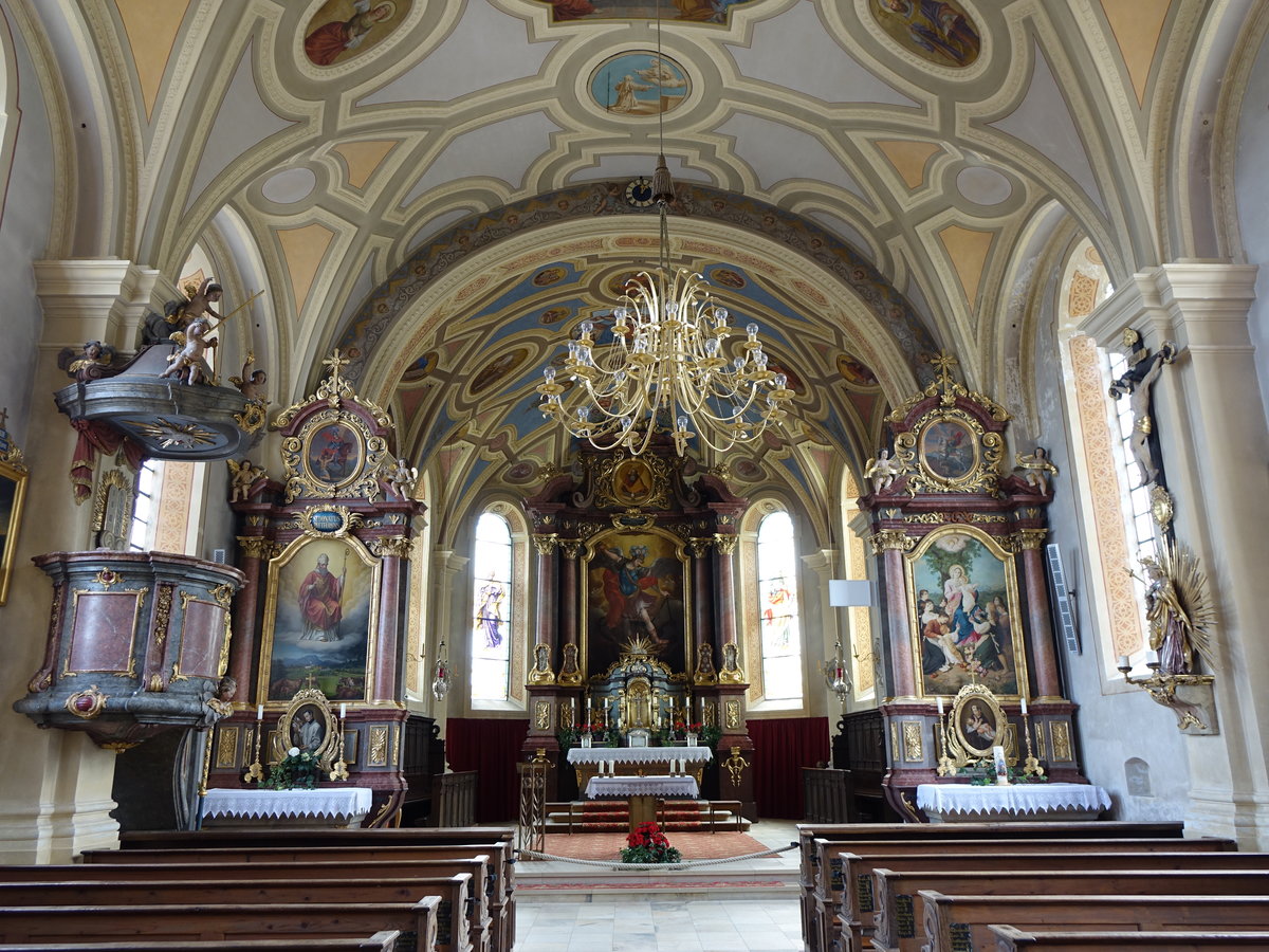 Litzldorf, Innenraum der St. Michael Kirche (03.07.2016)