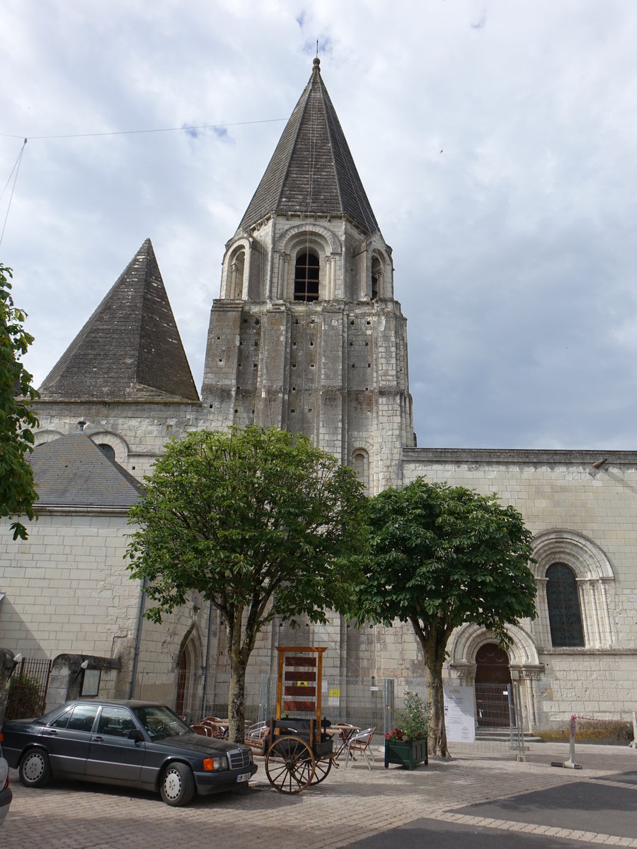 Loches, Stiftskirche St. Ours, erbaut ab dem 11. Jahrhundert (08.07.2017)