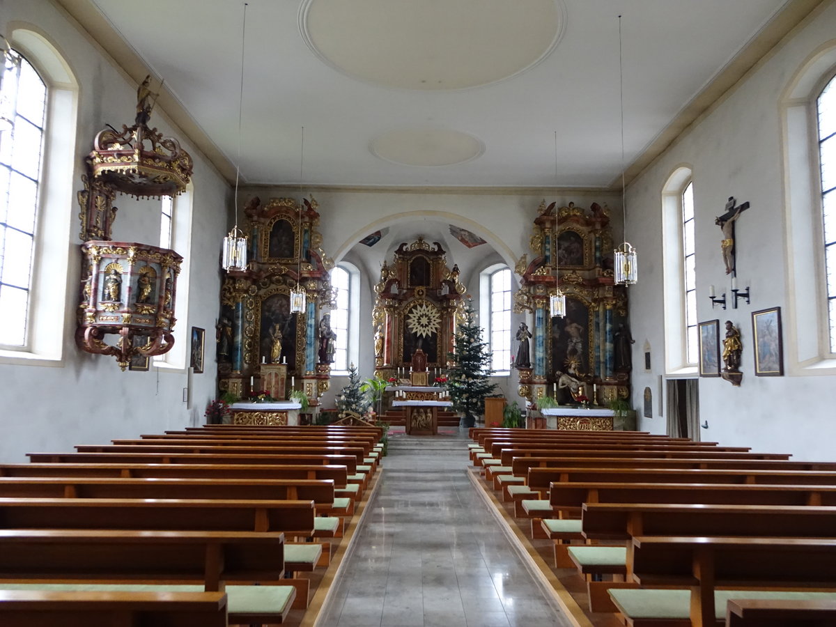Lottstetten, Altre in der kath. Pfarrkirche St. Valentin (30.12.2018)