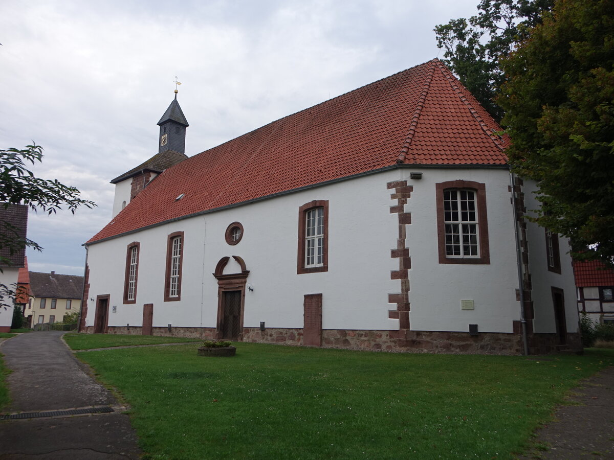 Lthorst, evangelische St. Magnus Kirche, erbaut um 1500 (29.09.2023)